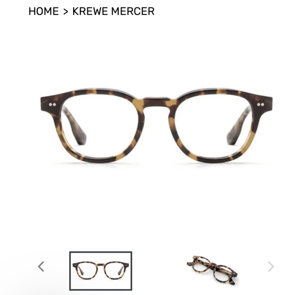NEW Krewe Mercer glasses.